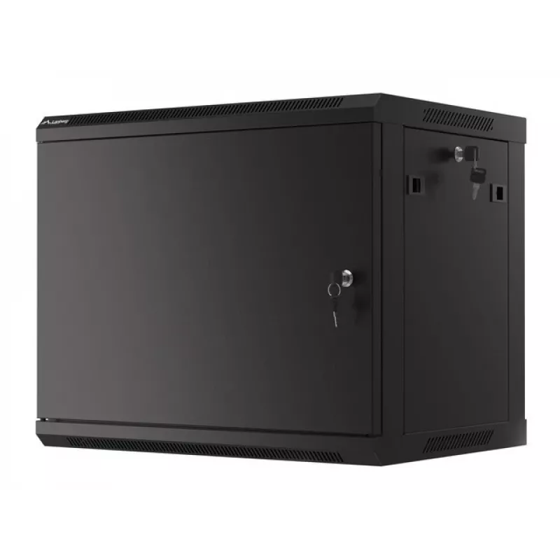 Wall mounted rack Lanberg WF01-6409-00B 9U Black