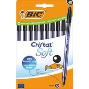 Stick ballpoint pen BIC 516358 Black 10 pcs