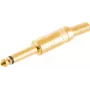 Mono 6.3mm Connector ShiverPeaks 50600-G — gold-plated metal audio jack