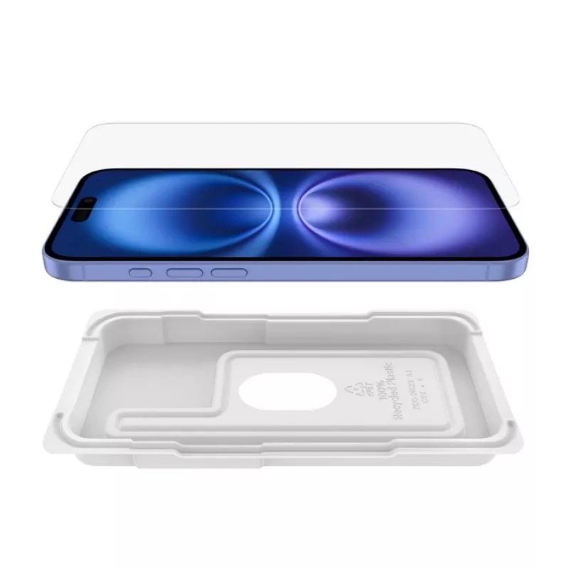 Screen Protector Belkin ScreenForce for iPhone 16 Plus Anti-bacterial Tempered Glass