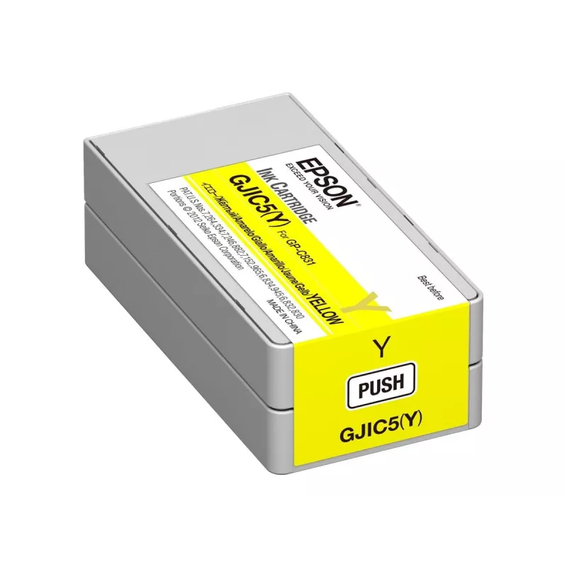 Epson GJIC5(Y): Ink cartridge for ColorWorks C831 (Yellow) (MOQ=10)