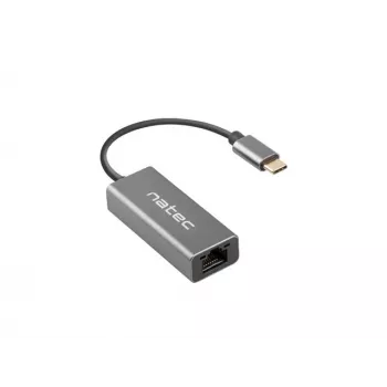 NATEC Cricket USB 3.2 Gen 1 Type-C Grey Ethernet Hub 1000 Mbit/s