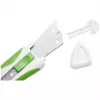 Snap-off blade knife Wedo COMFORTLINE Green White