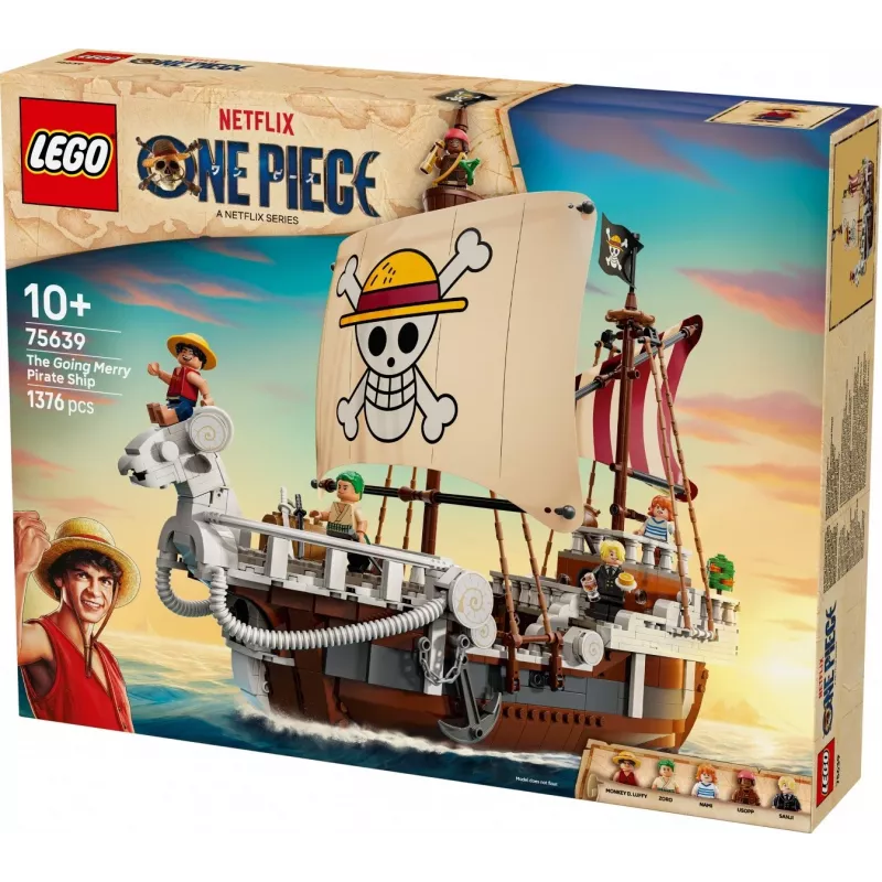 LEGO set The Going Merry Pirate Ship 75639 — One Piece brick model