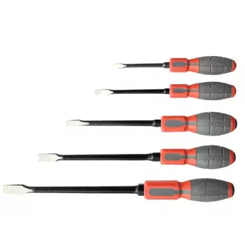 FORGE SCREWDRIVERS kit 5PCS RWWc 0.8x5.5.1.0x6.5, 1.2x8.0, 1.6x10, 2.0x13