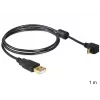 USB Cable DeLOCK USB2.0 1m Micro-USB B Black