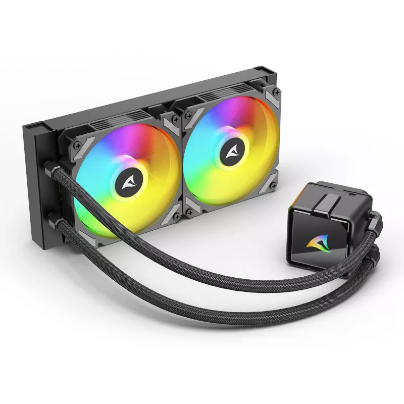 CPU Water Cooler Sharkoon S50 ARGB, black
