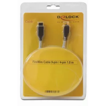 FireWire A/B Cable DeLOCK 82588 1.0m Grey