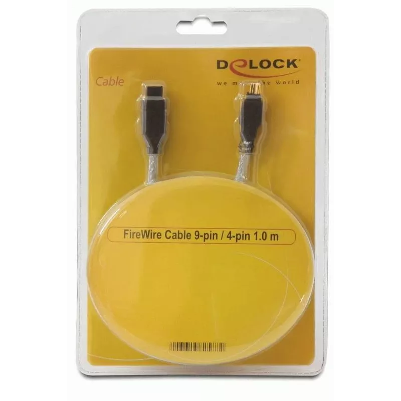 FireWire A/B Cable DeLOCK 82588 1.0m Grey