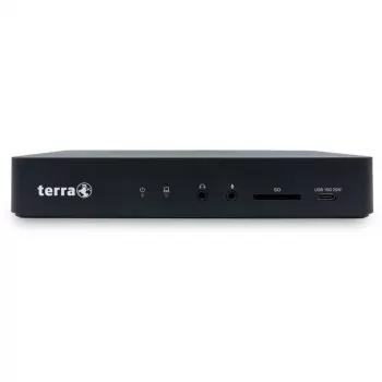 TERRA 1480375 laptop dock/port replicator Wired USB 3.2 Gen 1 (3.1 Gen 1) Type-C Black