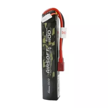 Battery for airsoft Gens ace 1100mAh 3S1P LiPo 11.1V 25C