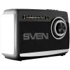 Speaker SVEN SRP-155, black (3W, Bluetooth, FM/AM/SW, USB, microSD, flashlight, battery)