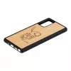 Protective phone case man and wood for Samsung Galaxy Note 20 with cat and fish print