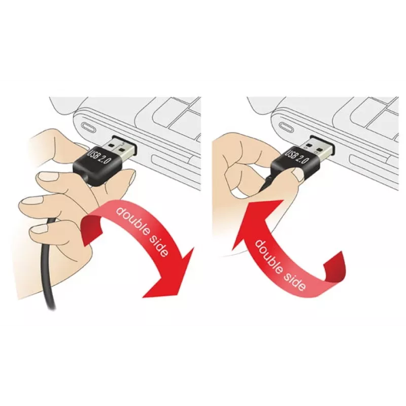 USB Cable DeLOCK 3m USB 2.0 A - mini USB m/m