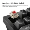 Mechanical keyboard Keychron Q1 Ultra 8K — 75% form, USB + RF Wireless + Bluetooth, RGB LED, Black
