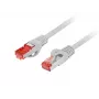LANBERG Cat6 F/UTP (FTP) networking cable, RJ-45–RJ-45, 10 m, Grey