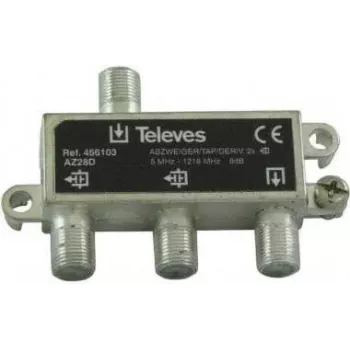Splitter Televes AZ28D 2-way 5–1218 MHz, 8 dB insertion loss
