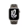 Band for Apple smartwatch, 41mm Olive Grey/Black Nike Sport Band, fluoroelastomer, wrist 130–200 mm