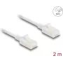 Network Cable DeLOCK RJ45 Cat.6A plug to plug 2m white