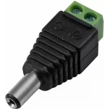 Power adapter EUROLITE 50532025 male — DC barrel plug to screw terminal