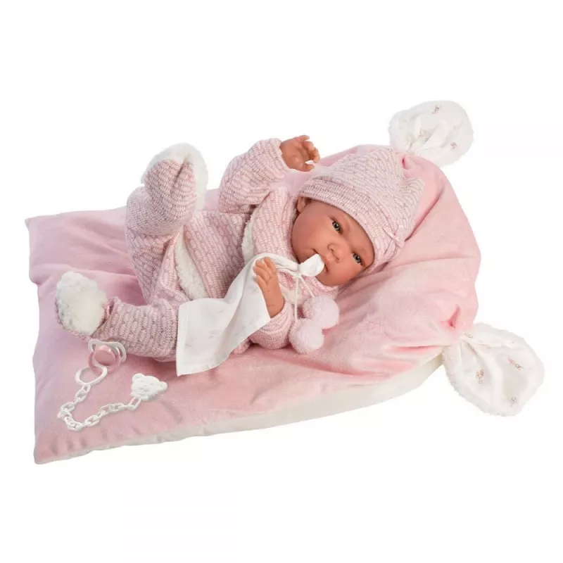 Llorens Nica 73860 Baby Doll on Blanket, 40 cm