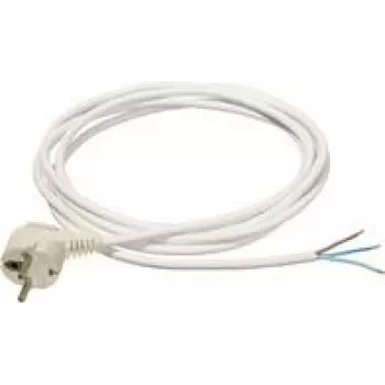 Power connection cable AS Schwabe 70807 white, 10 m length
