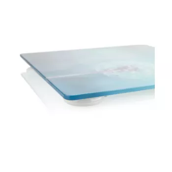 Electronic personal scale ETA 178090040 — electronic personal scale, 180 kg max, 100 g accuracy, square blue