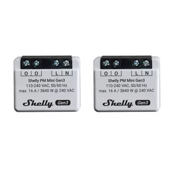 Smart switch Shelly PM Mini Gen3 1P Wireless 110-240V