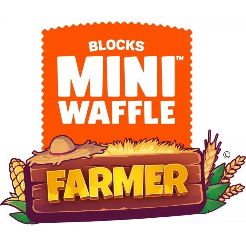 Toy construction set Marioinex Mini Waffle 112 pieces – Farmer Urocze Ranczo, multicolour, age 6+