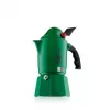 Moka pot BIALETTI Moka BREAK ALPINA — 3‑cup, green, aluminum, bakelite handle