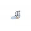 Door lock Extralink ROUND LOCK FOR CABINETS, round cabinet door lock, silver
