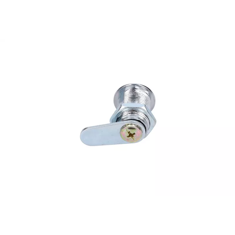 Door lock Extralink ROUND LOCK FOR CABINETS, round cabinet door lock, silver