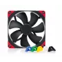 140 mm Noctua NF-A14 PWM chromax.black.swap case fan, 12V, 300–1500 RPM, PWM, 140.2 m³/h, 24.6 dB