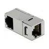 DeLOCK Keystone Module RJ45 jack to RJ45 jack Cat.6A 90° angled
