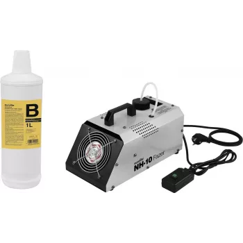 Smoke machine EUROLITE NH-10 with 1L smoke fluid, portable fog generator for events and stage