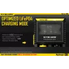 Battery charger Nitecore D2 — 2‑slot charger for AA/AAA/AAAA/C batteries, 100–240V input, 4.2V output, black