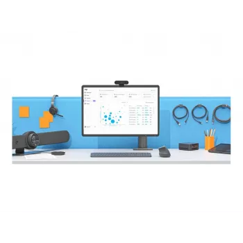 Bundle LOGITECH Tap Controller wired with Cat5e Kit+AIS Intel Core i5-1350P 16GB 250GB+Video conferencing mounting kit