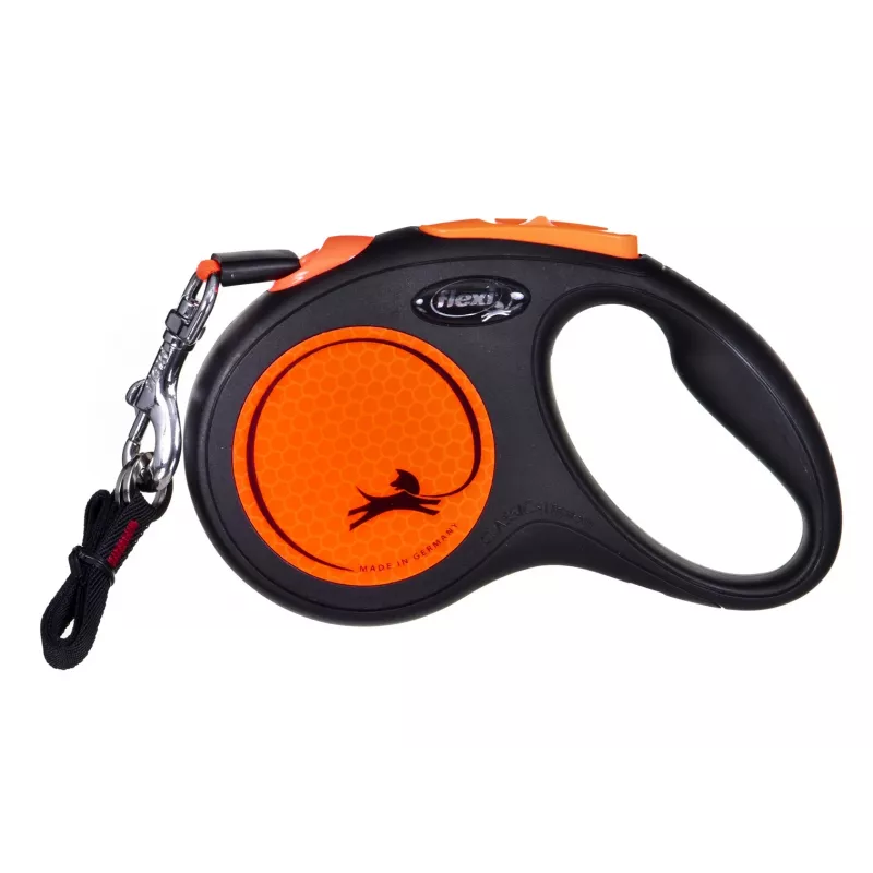 FLEXI New Neon S - retractable leash - 5 m