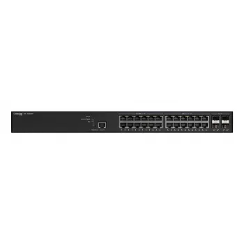 Managed LANCOM GS-3628XP switch, 24× 2.5G RJ-45 ports, PoE, L2/L3, 1U rackmount