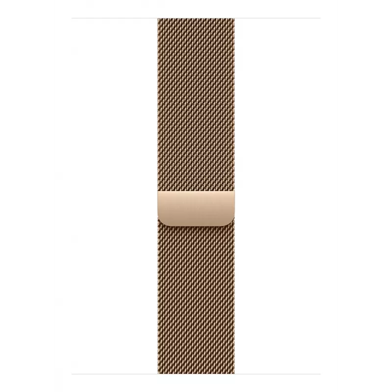 Apple Milanaise Watch Strap, Gold, 46mm, S/M, MGJ44ZM/A