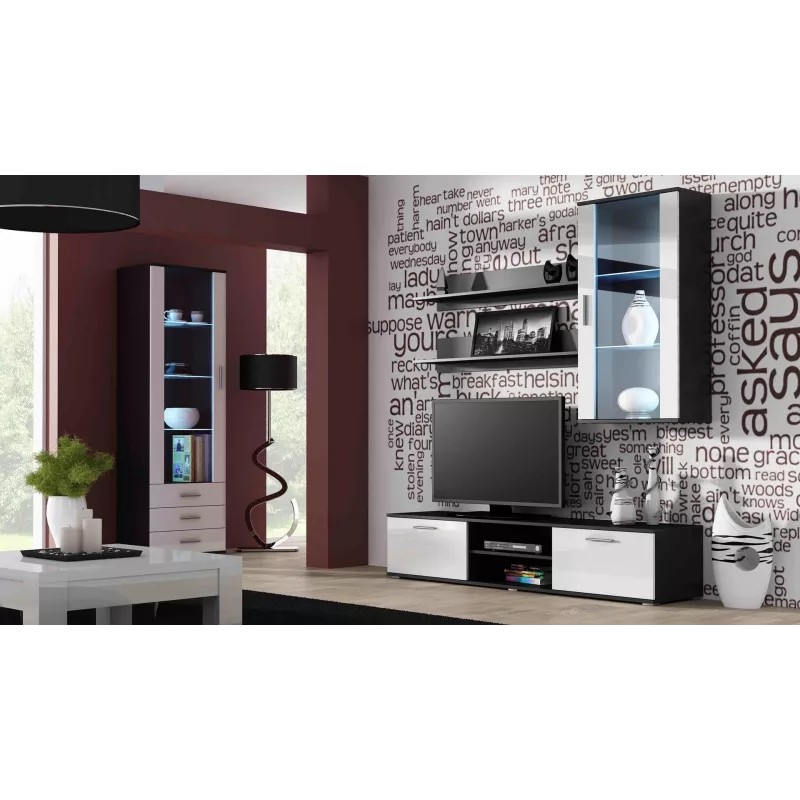 Cama set of two shelves 125cm SOHO white matte