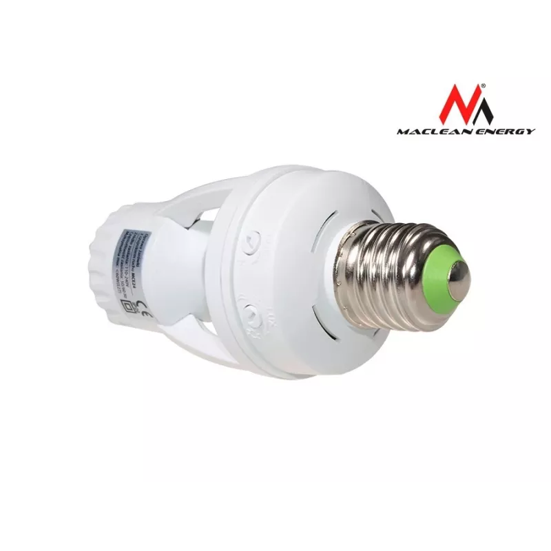 Bulb holder with PIR motion sensor MACLEAN MCE24, model 35100