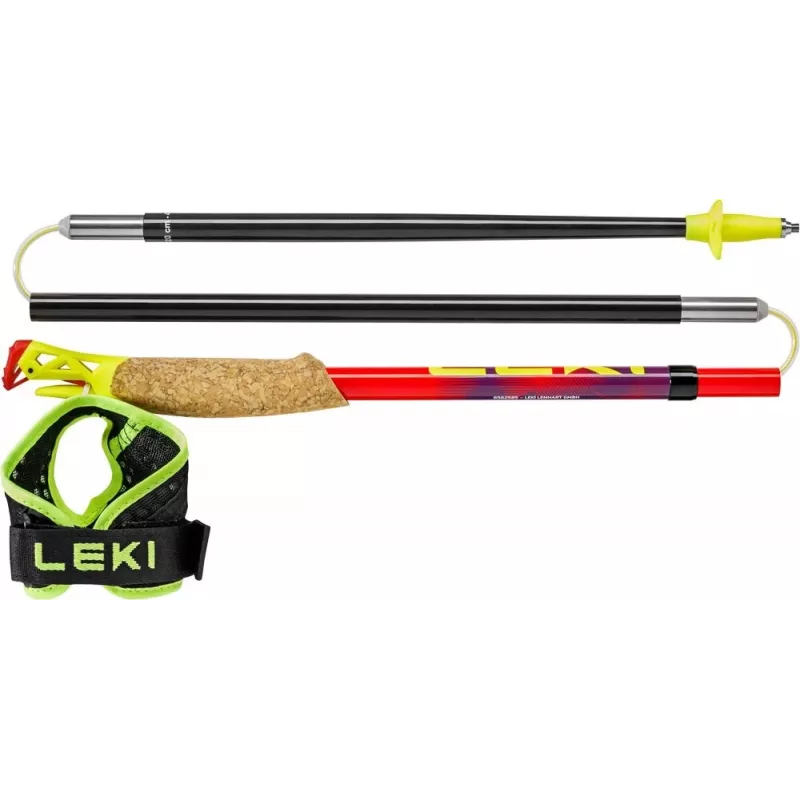 Trekking poles Leki TRL Ultratrail FX One 115 cm, red
