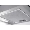 Wall-mounted kitchen hood Respekta Nova — stainless steel, extraction 307 m³/h, 150 mm duct, button controls