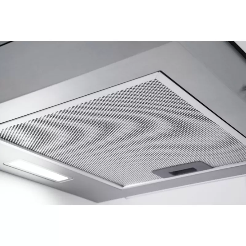 Wall-mounted kitchen hood Respekta Nova — stainless steel, extraction 307 m³/h, 150 mm duct, button controls