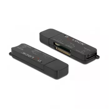 Card Reader DeLOCK SuperSpeed USB for SD Micro SD MS