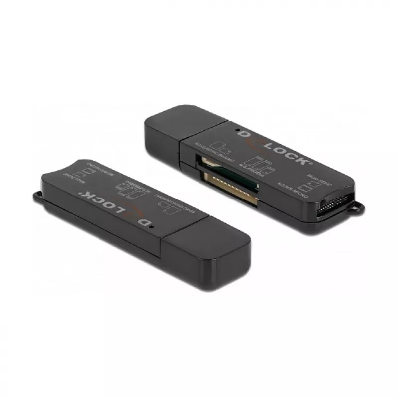 Card Reader DeLOCK SuperSpeed USB for SD Micro SD MS