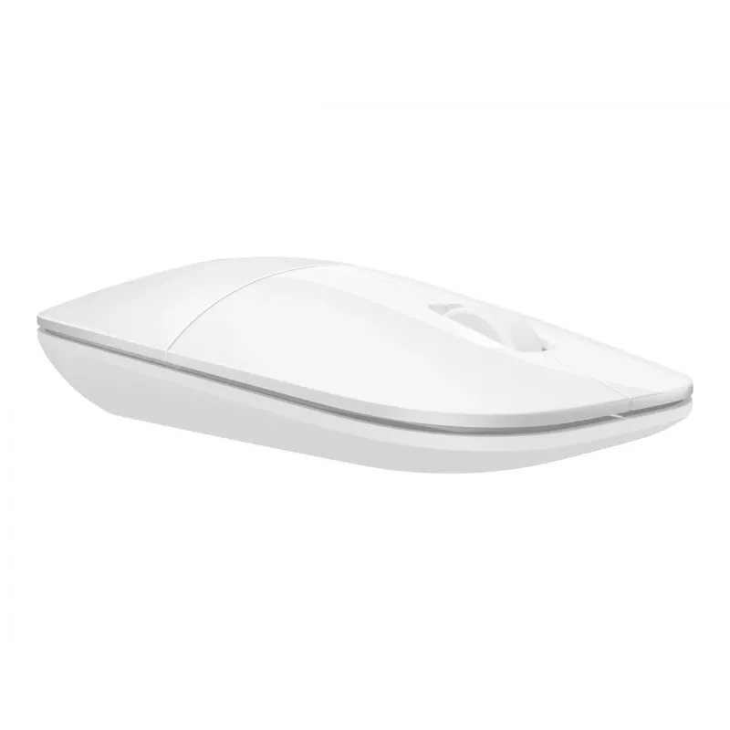 HP Z3700 White Wireless Mouse, Ambidextrous, Optical, RF Wireless, 1200 DPI, White