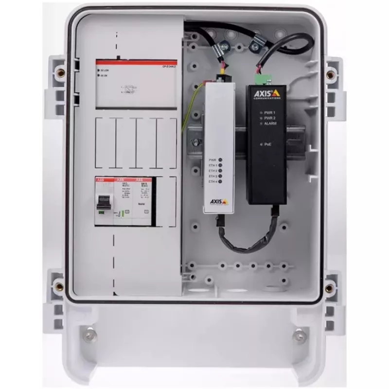 AXIS T8144 Industrial Midspan - Power Injector - DC 20 60 Watt - Black (01154-001)