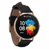 Leather Smartwatch Garett Verona Gold-Black